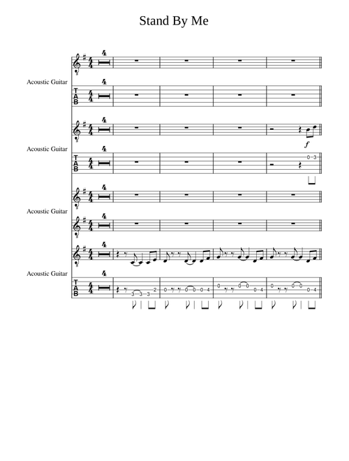 Stand By Me - String Quartet – ryan.anderson@tdsb.on.ca