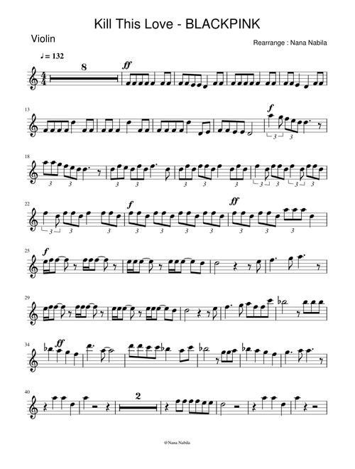 KILL THIS LOVE - BLACKPINK (Violin)