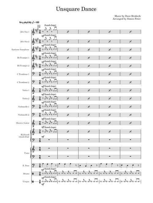 Unsquare Dance – The Dave Brubeck Quartet