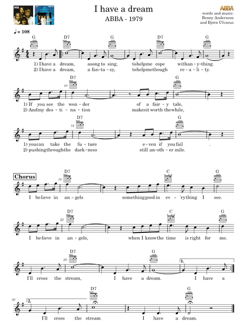 I have a dream – ABBA