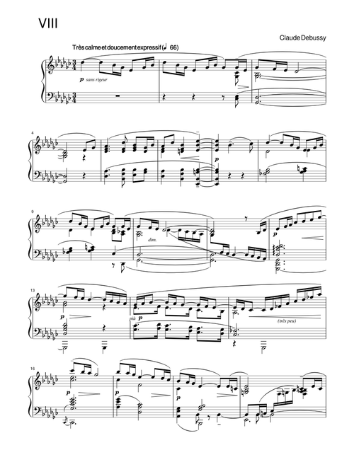 Debussy - La fille aux cheveux de lin