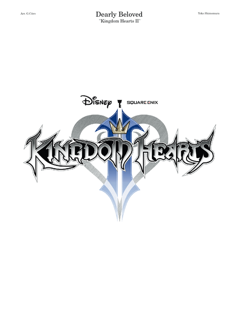 Dearly Beloved - "Kingdom Hearts II"