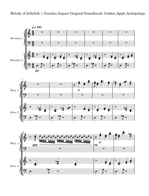 Melody of Jellyfish | Genshin Impact - Golden Apple Archipelago