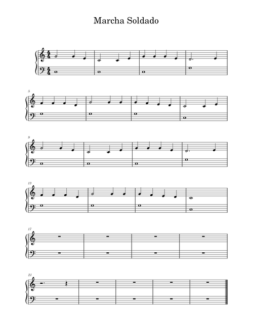Marcha Soldado – Música popular tradicional brasileira Marcha Soldado