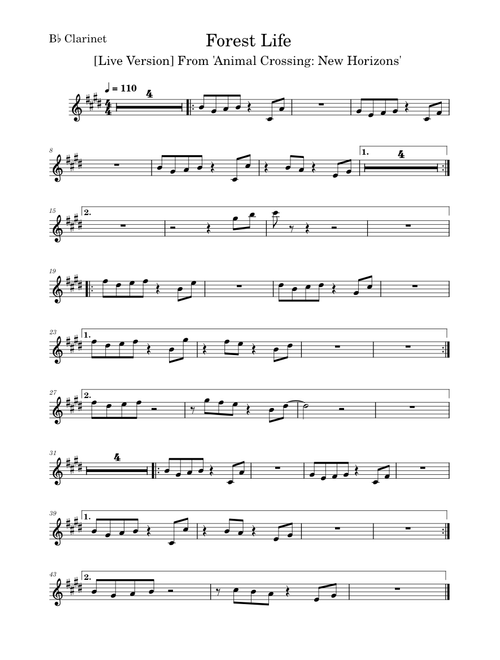 Forest Life – Kazumi Totaka (from Animal Crossing: New Horizons)