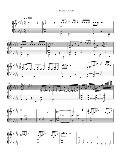 Palace of Winds - The Minish Cap - The Legend of Zelda – Mitsuhiko Takano