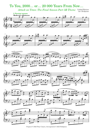 二千年 若しくは 二万年後の君へ・・・ (Nisennen Moshiku ha