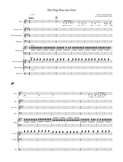 Dog Days Are Over (Arr. Leonardo Muniz Corrêa) - Vicci Martinez (Large Ensemble)