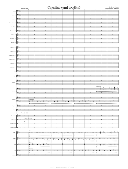 End Credits (Arr. Daryl McKenzie) - Bruno Coulais (Full Orchestra)