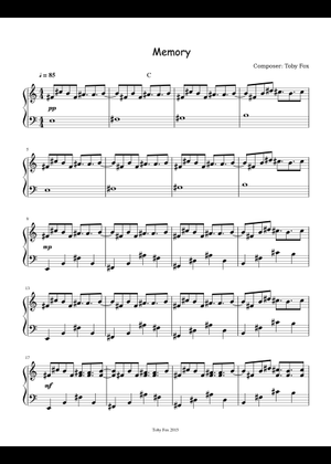 Undertale OST | Toby Fox - Memory | Piano solo Sheet Music for Piano ...