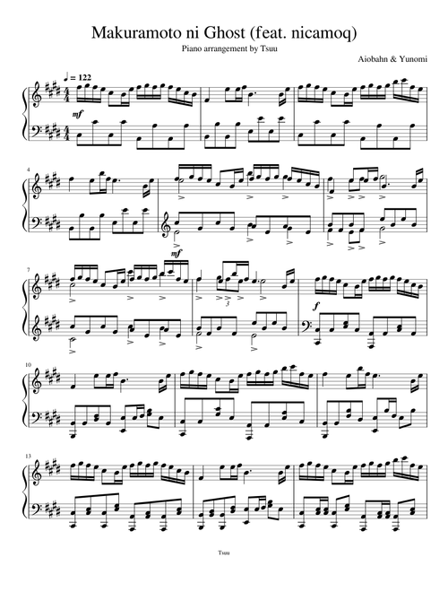 tsuu2092 | Free sheet music | Download PDF or print on Musescore.com