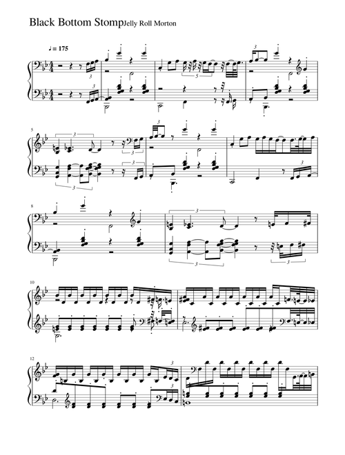 Jelly Roll Morton - Black Bottom Stomp