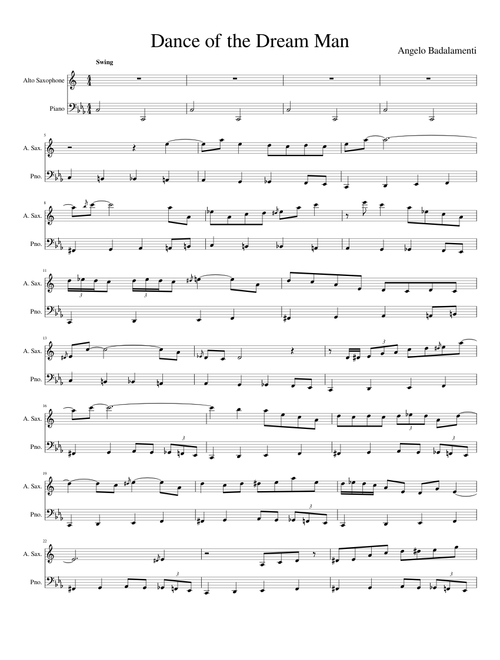 Dance of the Dream Man Alto Bass