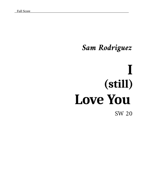 I (Still) Love You - Sarmp