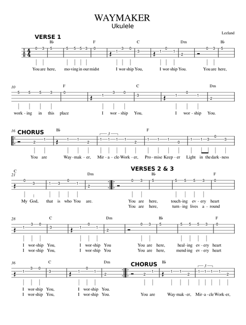 Waymaker – Leeland