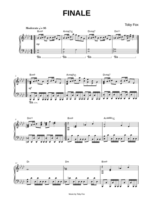 Finale (from Undertale) - Toby Fox (Piano)