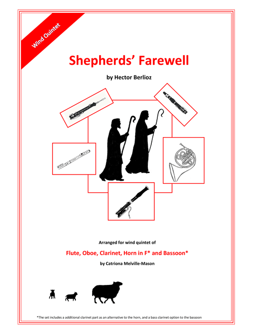 The Shepherds' Farewell (Arr. Catriona Melville-Mason) - Hector Berlioz (Woodwind Ensemble)