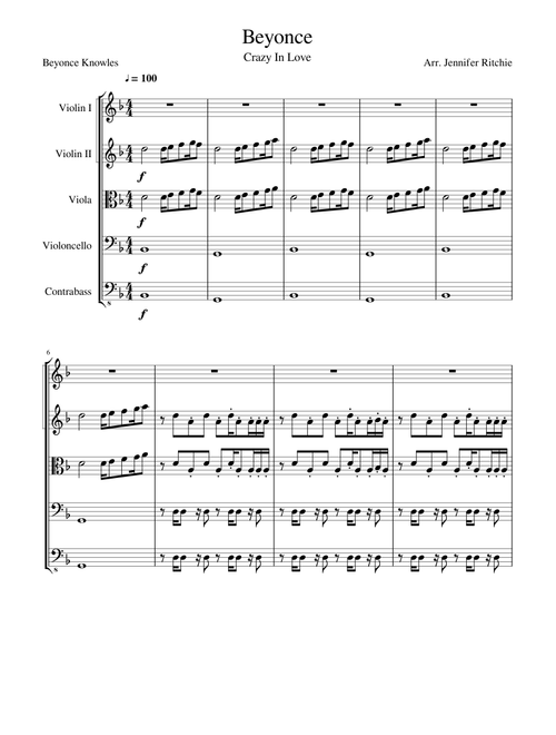 Crazy In Love - Beyonce (Work in Progress)