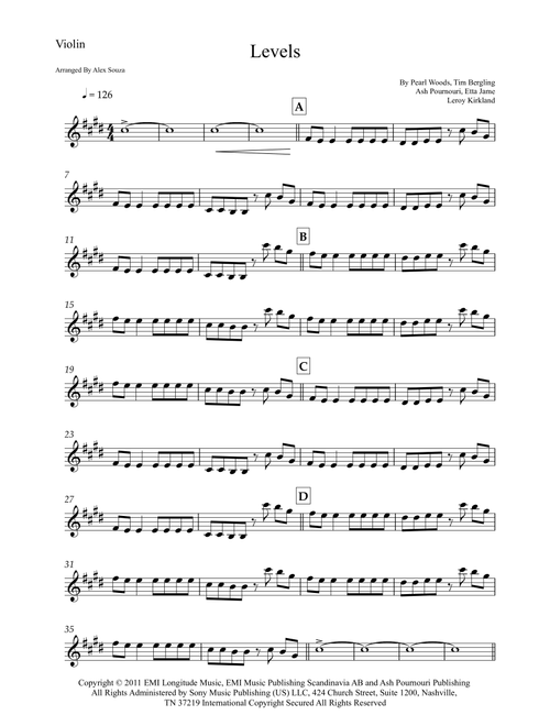 Levels (Arr. Alex Souza) - Avicii (Violin Solo)