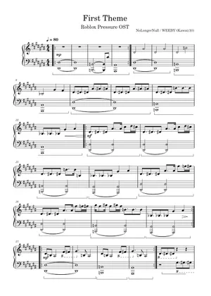 Nolongernull Rdc First Theme – NoLongerNull Sheet Music for Piano (Solo) | MuseScore.com