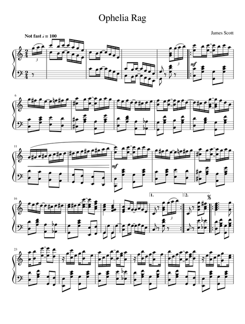 James Scott - Ophelia Rag