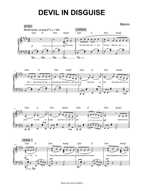 Devil in Disguise - Marino (Piano)