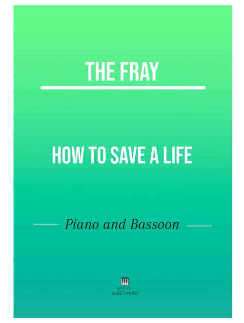 How To Save A Life (Arr. ANDRE LAITANO) - The Fray (Small Ensemble)