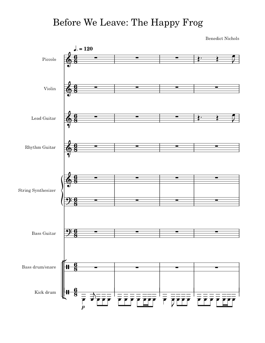 The Happy Frog Benedict Nichols Before We Leave The Happy Frog