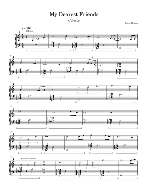 My Dearest Friends for Near-Pythagorean Tuning Sytstems