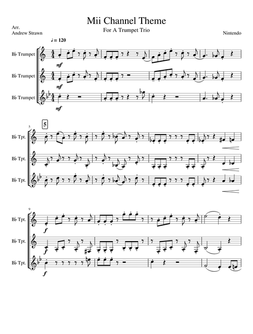 Mii Channel Theme Trumpets