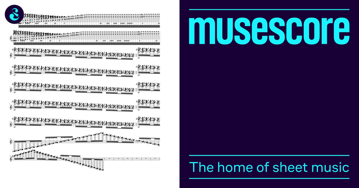 Black MIDI Misc My Second Black Midi Sheet music for Piano (Solo