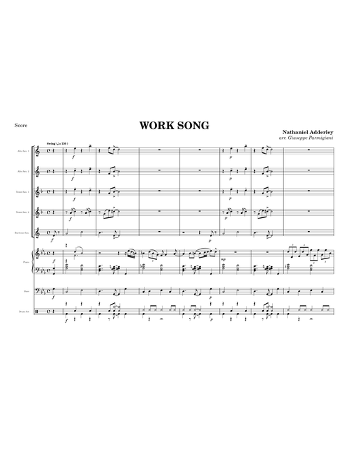 Work Song (Sax Section)