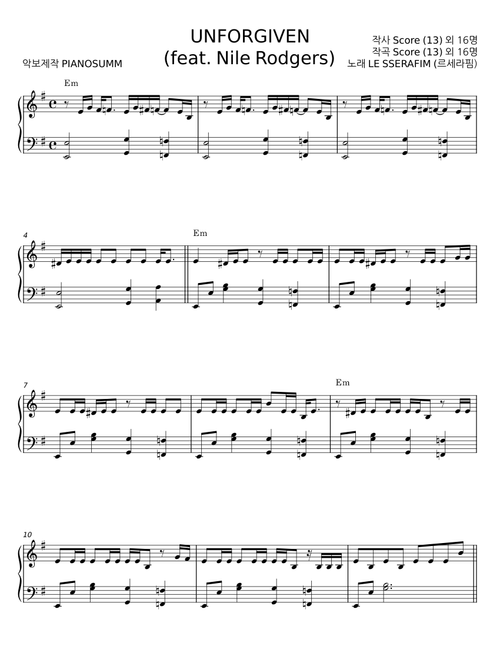 UNFORGIVEN - Nile Rodgers