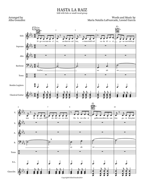 HASTA LA RAIZ - Various (Choral)