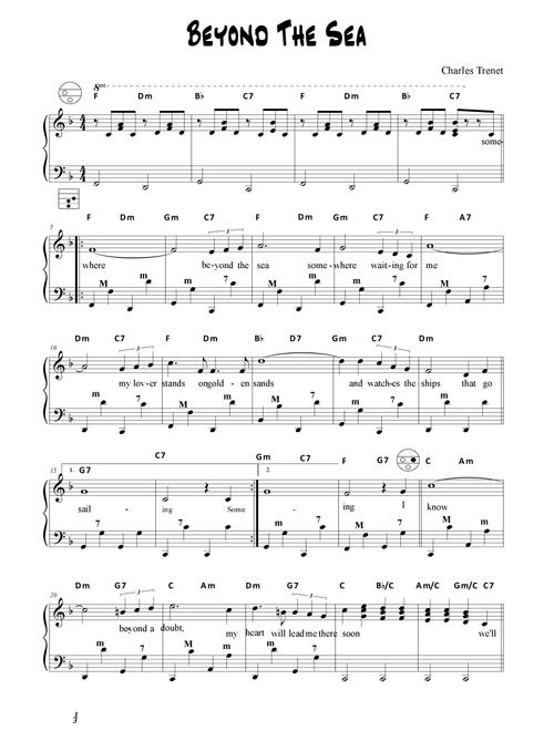 La Mer (Arr. Paolo Campanari Brancondi) - Charles Trenet (Instrumental Solo)