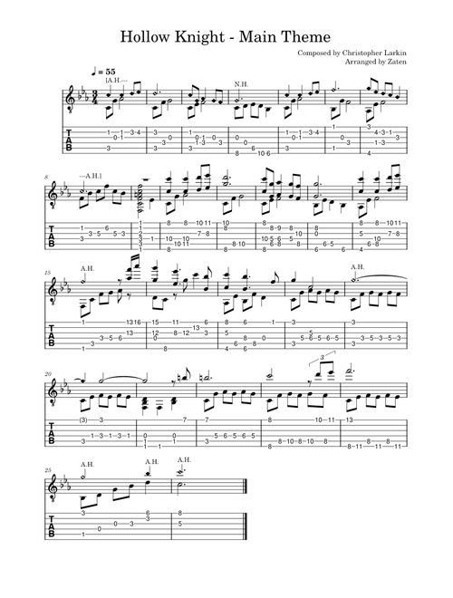 Hollow Knight Main Theme – Christopher Larkin