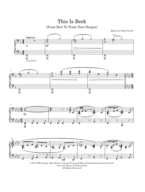 This Is Berk - How To Train Your Dragon (Solo)
