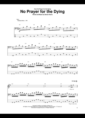 Free No Prayer For The Dying by Iron Maiden sheet music | Download