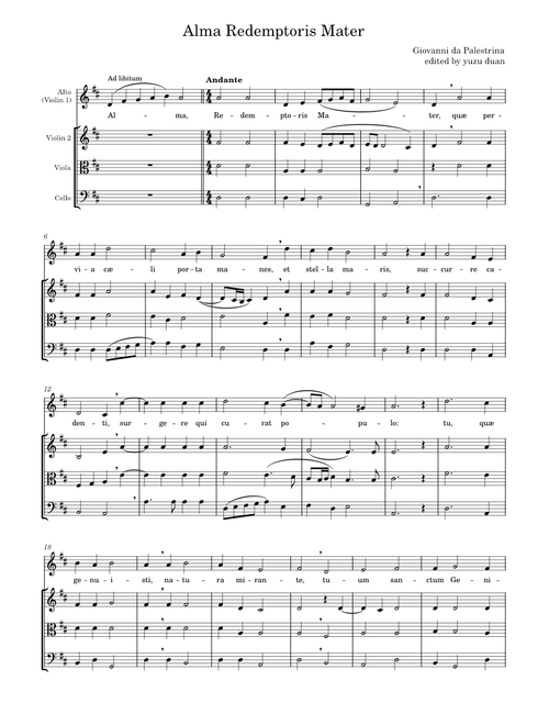 Alma redemptoris Mater