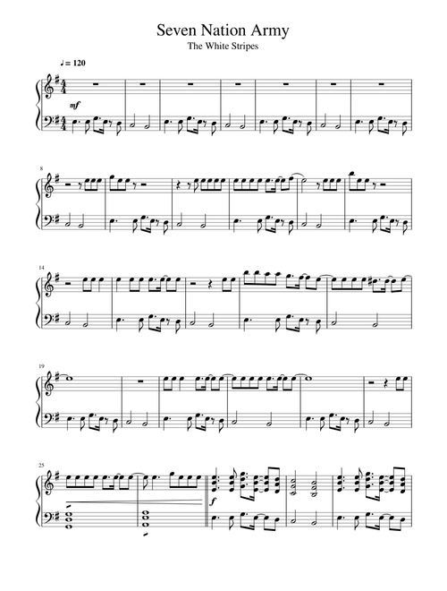 Seven Nation Army - The White Stripes