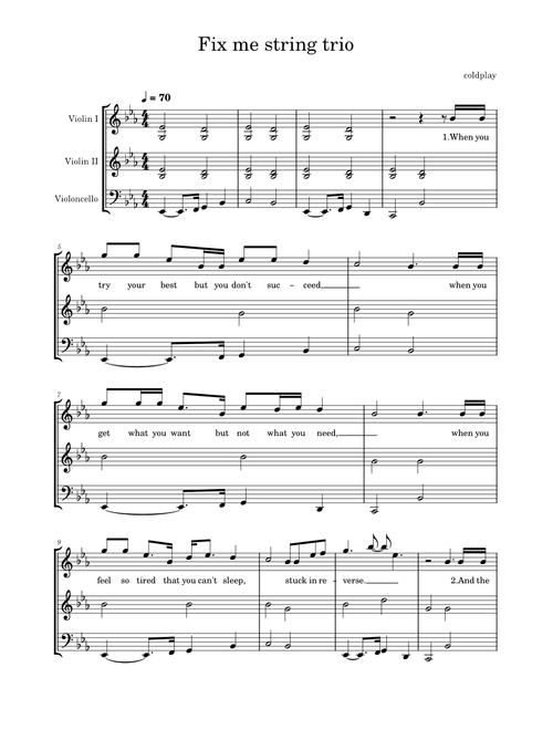 Fix You – Coldplay