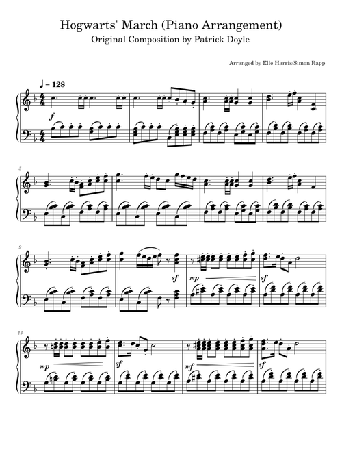 Hogwarts' March – Patrick Doyle