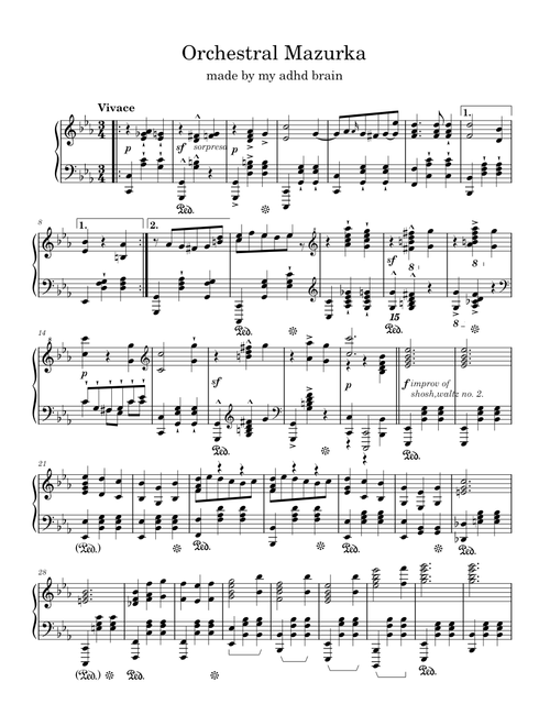 Orchestral Mazurka