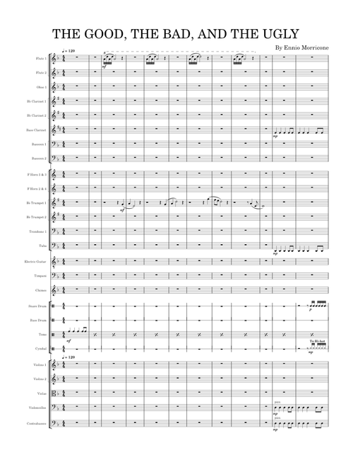 The good, the bad and the ugly – Ennio Morricone THE GOOD, THE BAD, AND THE UGLY
