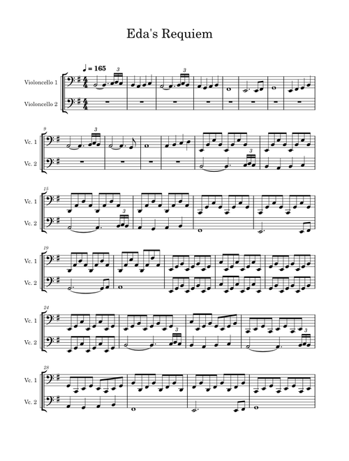 Eda's Requiem Cello Cover