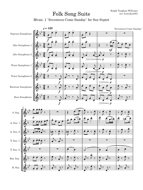 English Folk Song Suite – Ralph Vaughan Williams