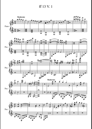 Final Fantasy XIII - Prelude (Piano) Sheet Music for Piano (Solo