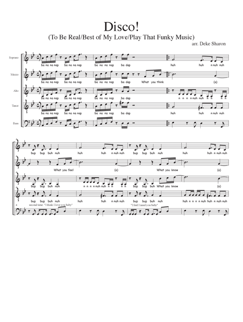 Medley: Got To Be Real with Best Of My Love and Play That Funky Music (Arr. Deke Sharon) - Cheryl Lynn, Jordan Hill, Ameritz Karaoke Entertainment (Choral, SATB divisi)