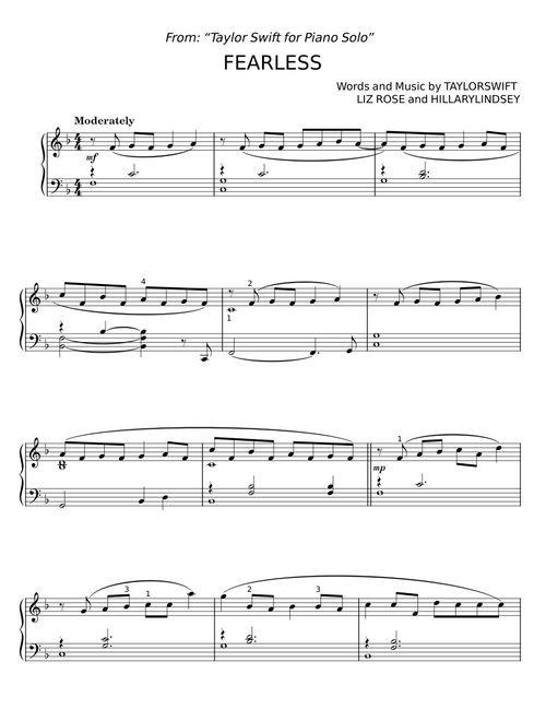 Fearless - Taylor Swift