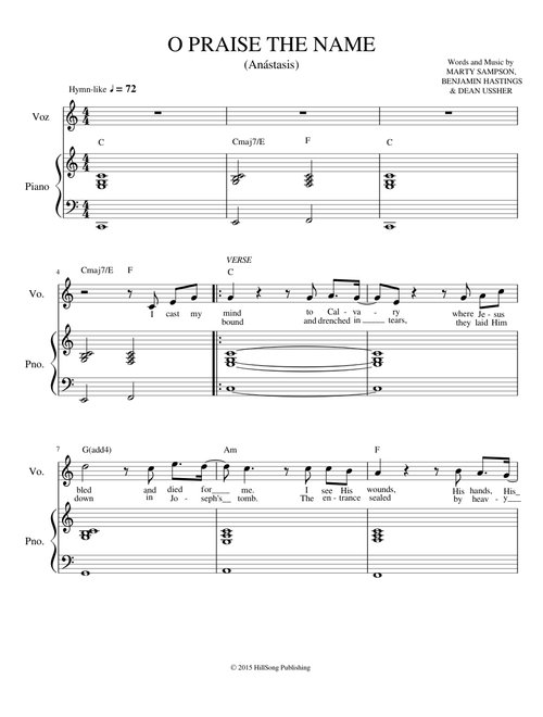 O PRAISE THE NAME - HILLSONG